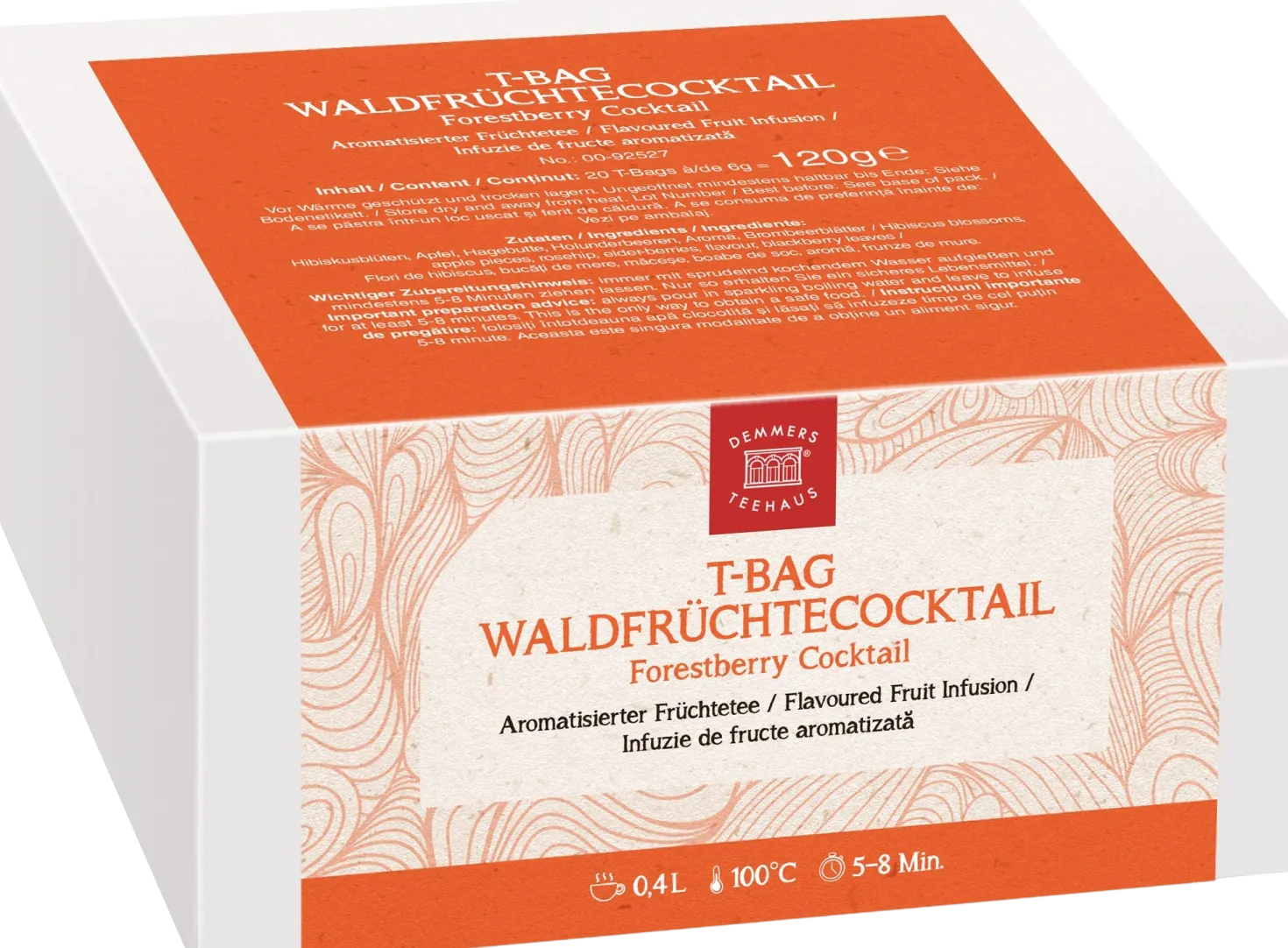 T-Bag - Cocktail di Frutti di Bosco, 20 bustine (120 g)