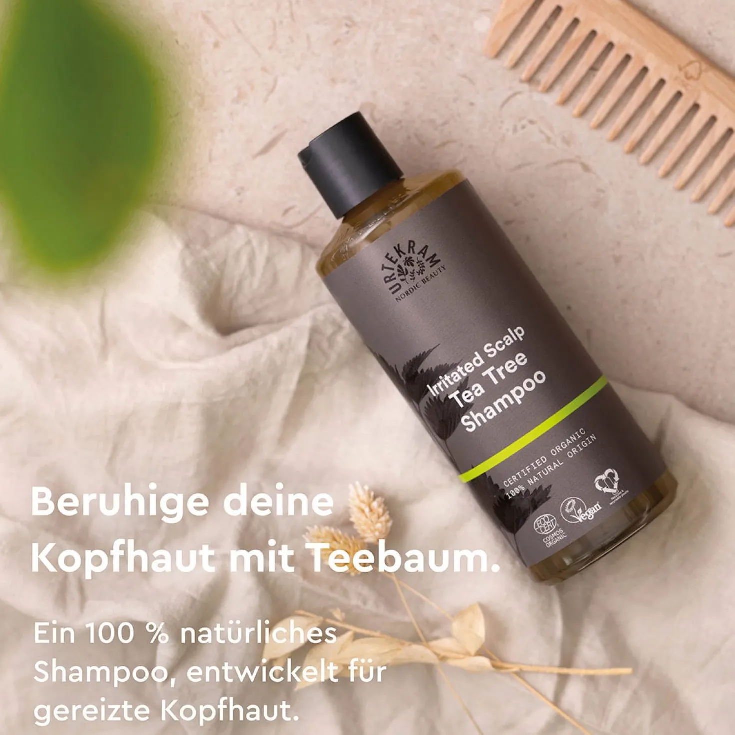 Tea Tree Shampoo for Irritated Scalp, 500 ml