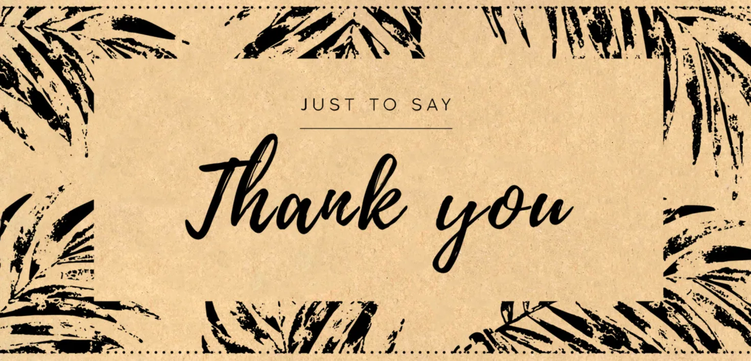 Thank You! - Buono Regalo Stampato, 1 pz.
