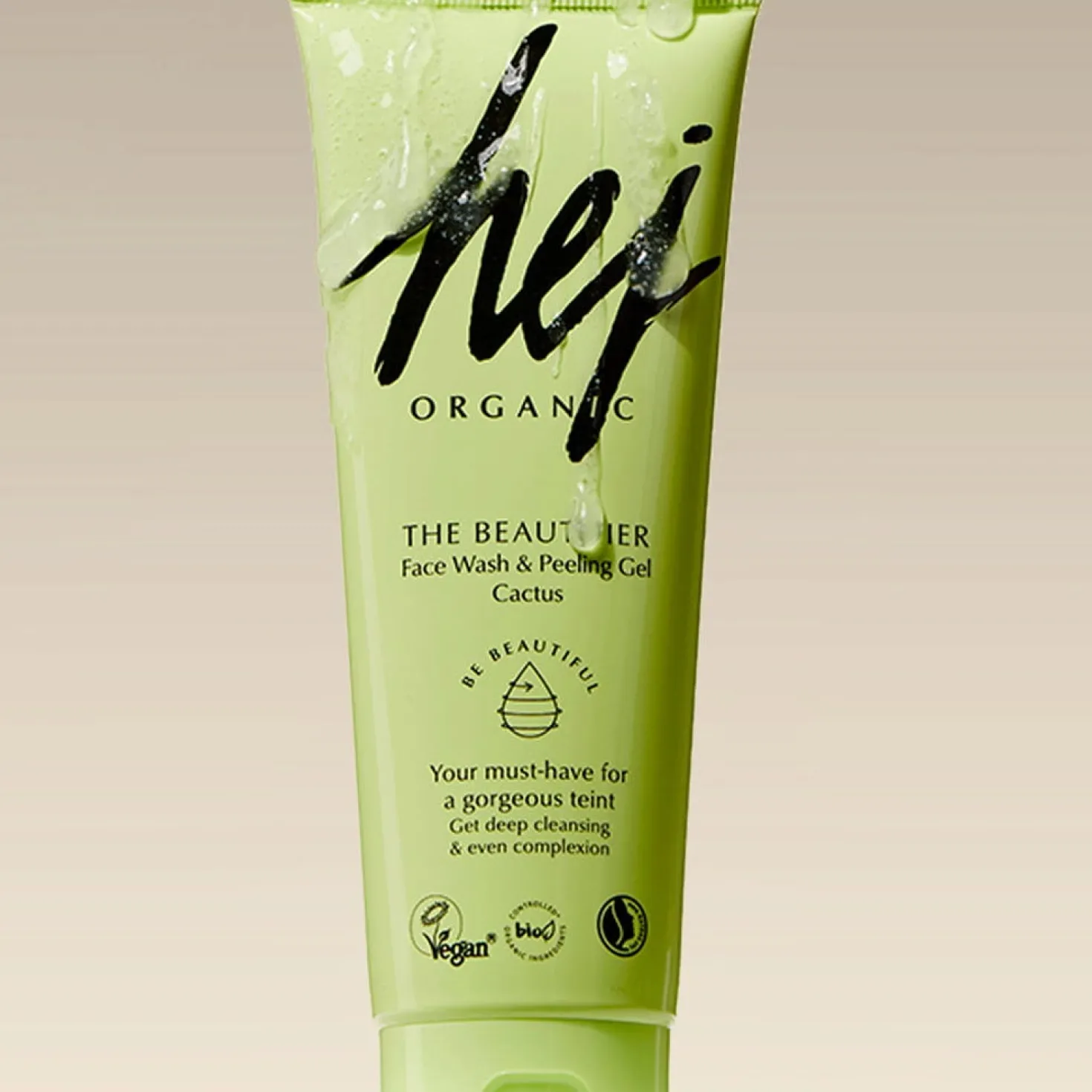 The Beautifier Face Wash & Peeling Gel Cactus, 125 ml
