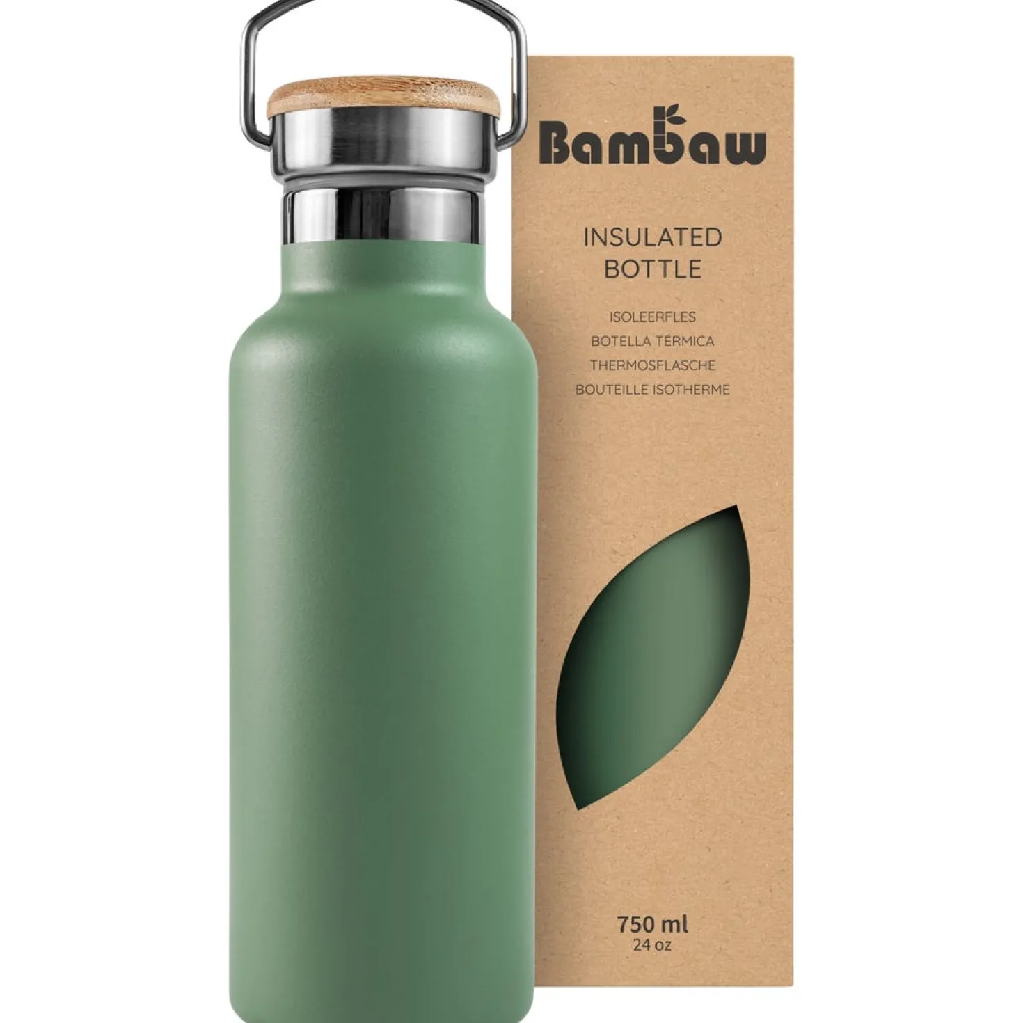 Thermos in Acciaio Inossidabile, 750 ml, Natural Steel
