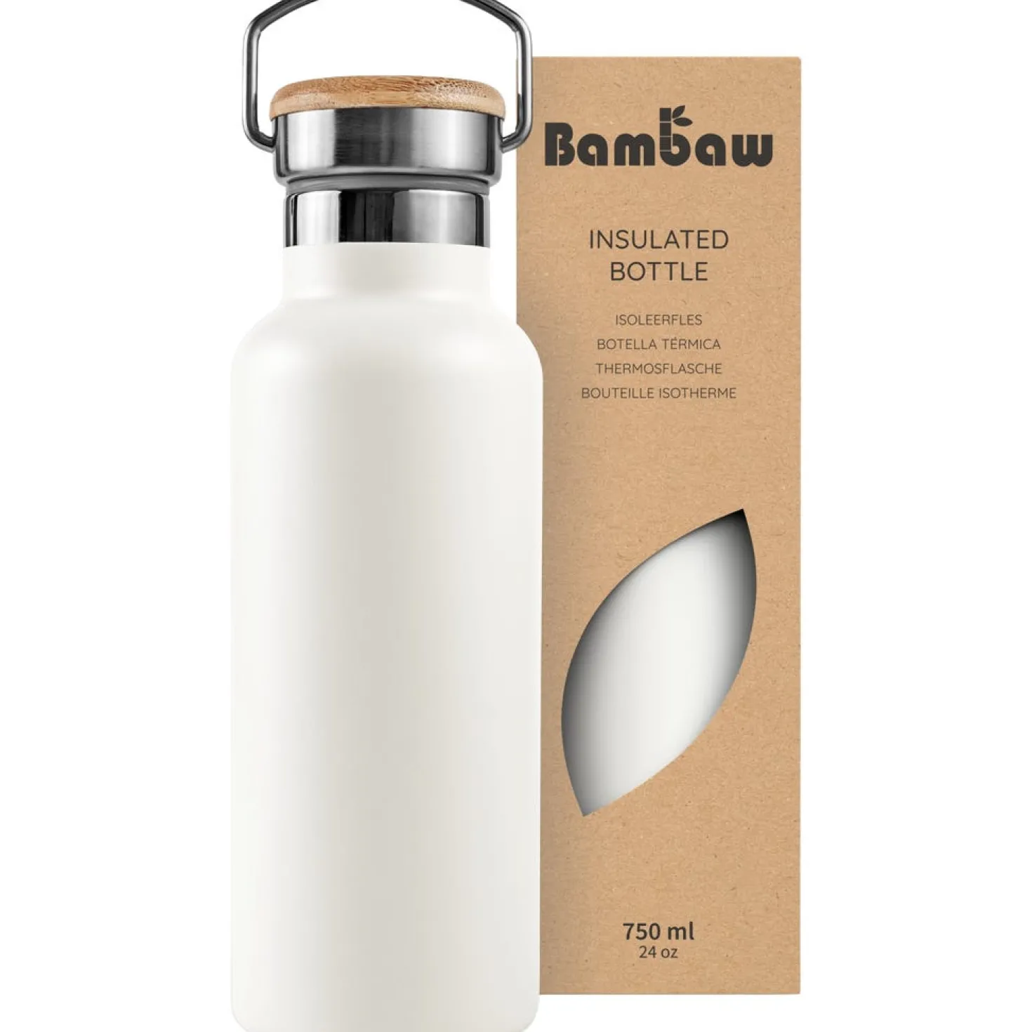 Thermos in Acciaio Inossidabile, 750 ml, Natural Steel