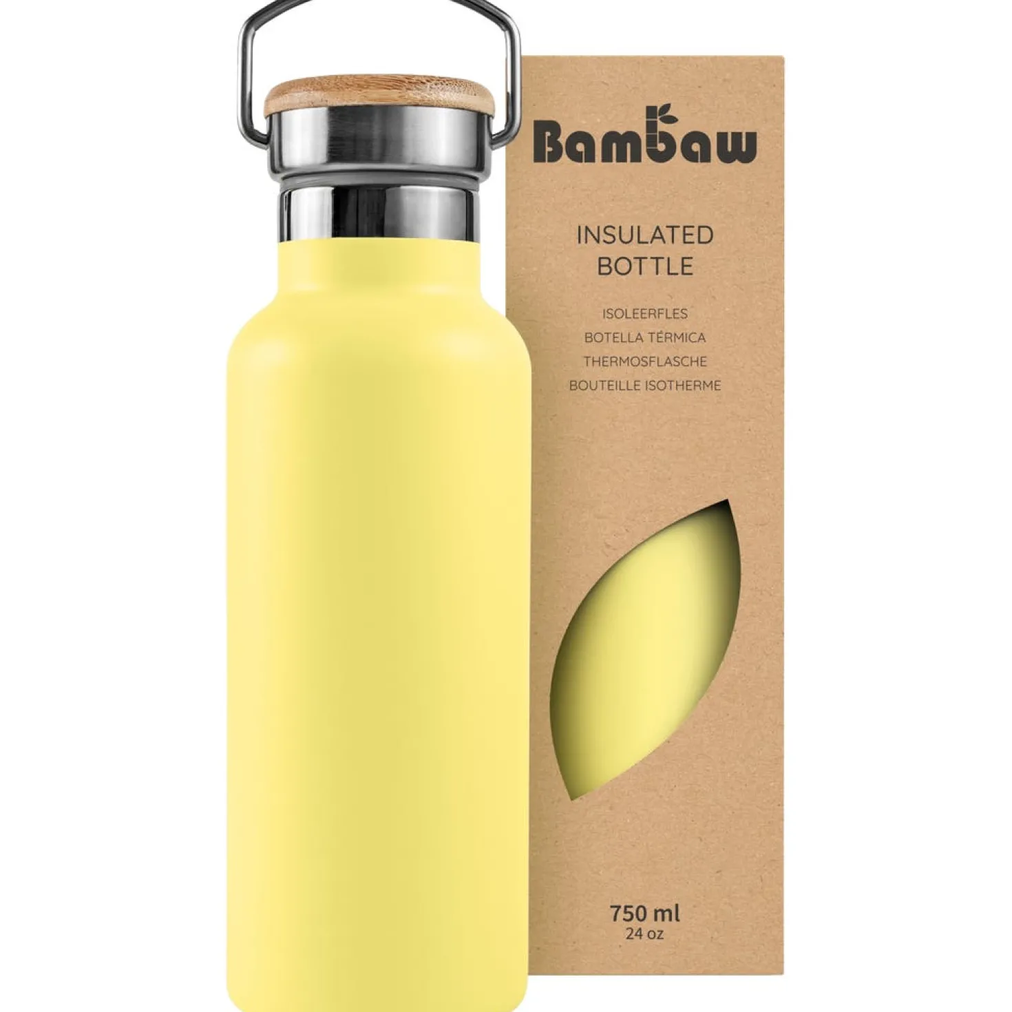 Thermos in Acciaio Inossidabile, 750 ml, Natural Steel