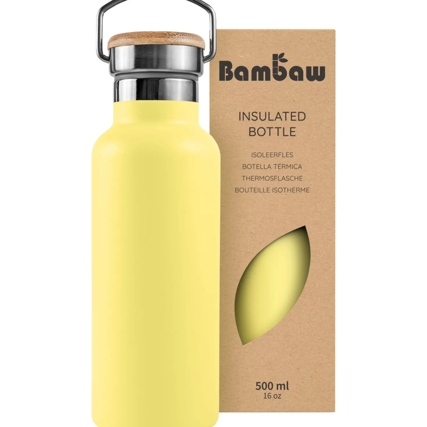 Thermos in Acciaio Inossidabile, 500 ml, Natural Steel