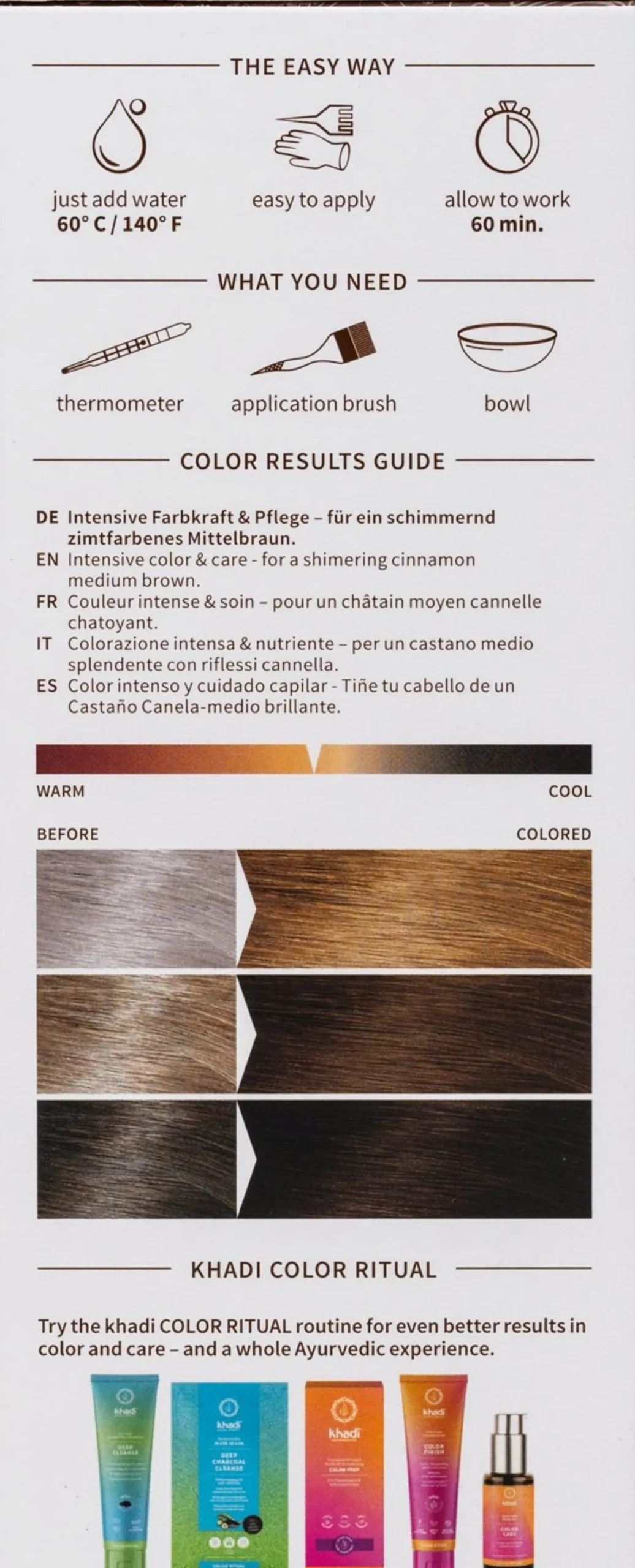 Tinta Vegetale - Castano Medio, 100 g