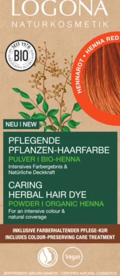 Tinta Vegetale Henné Rosso, 100 g