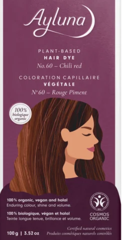 Tinta Vegetale Rosso Peperoncino nr.60, 100 g