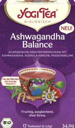 Tisana Bio "Ashwagandha Balance", 17 bustine (34 g)