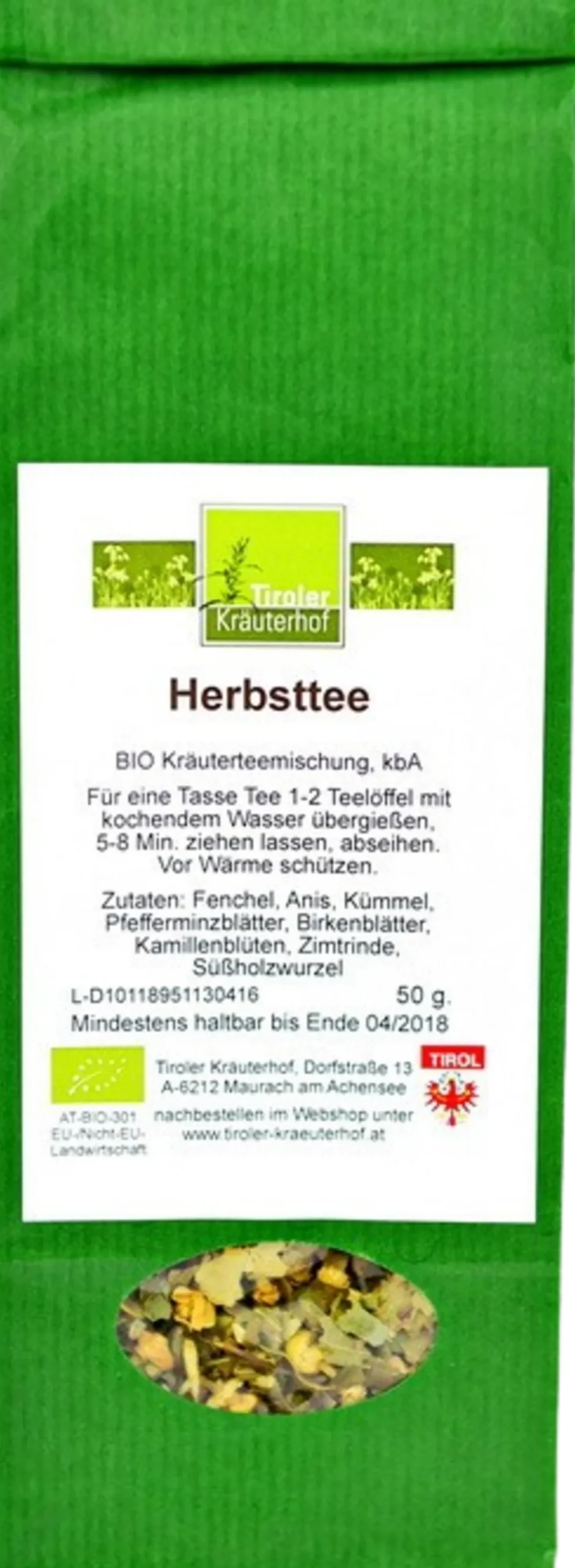 Tisana Bio "Autunno", 50 g