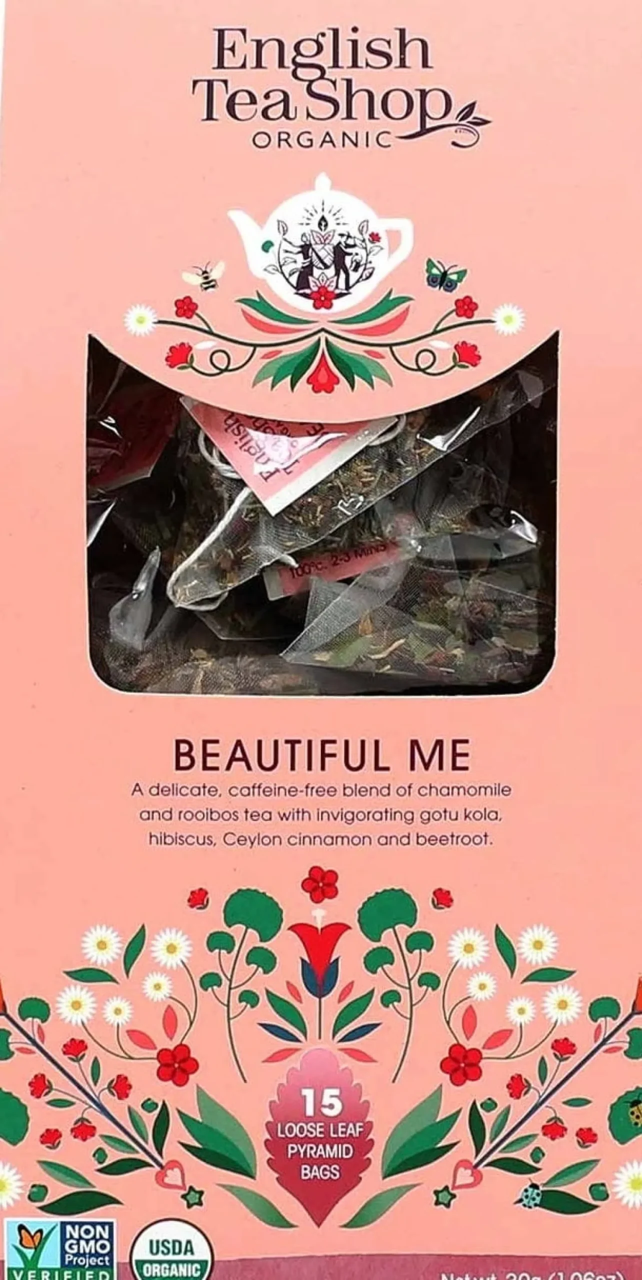 Tisana Bio Beautiful Me, 15 bustine piramidali (30 g)