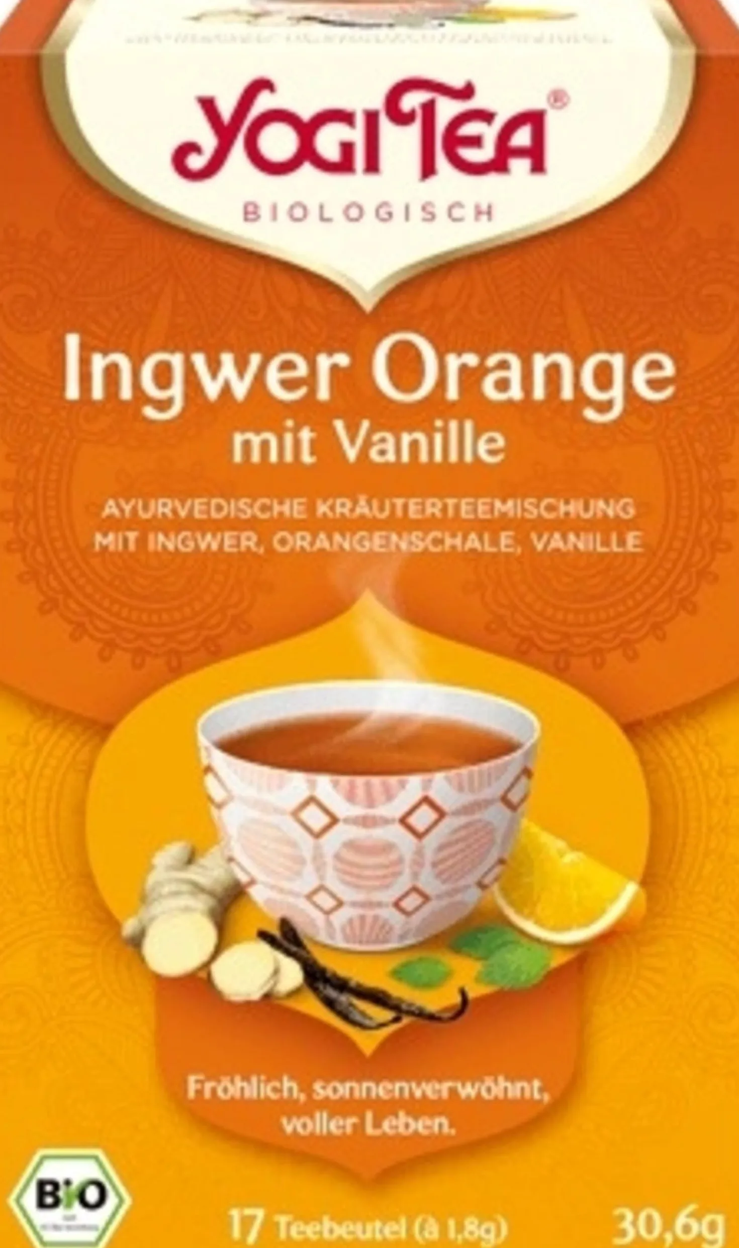 Tisana Bio con Zenzero, Arancia & Vaniglia, 30,60 g