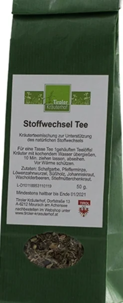 Tisana "Metabolismo", 50 g