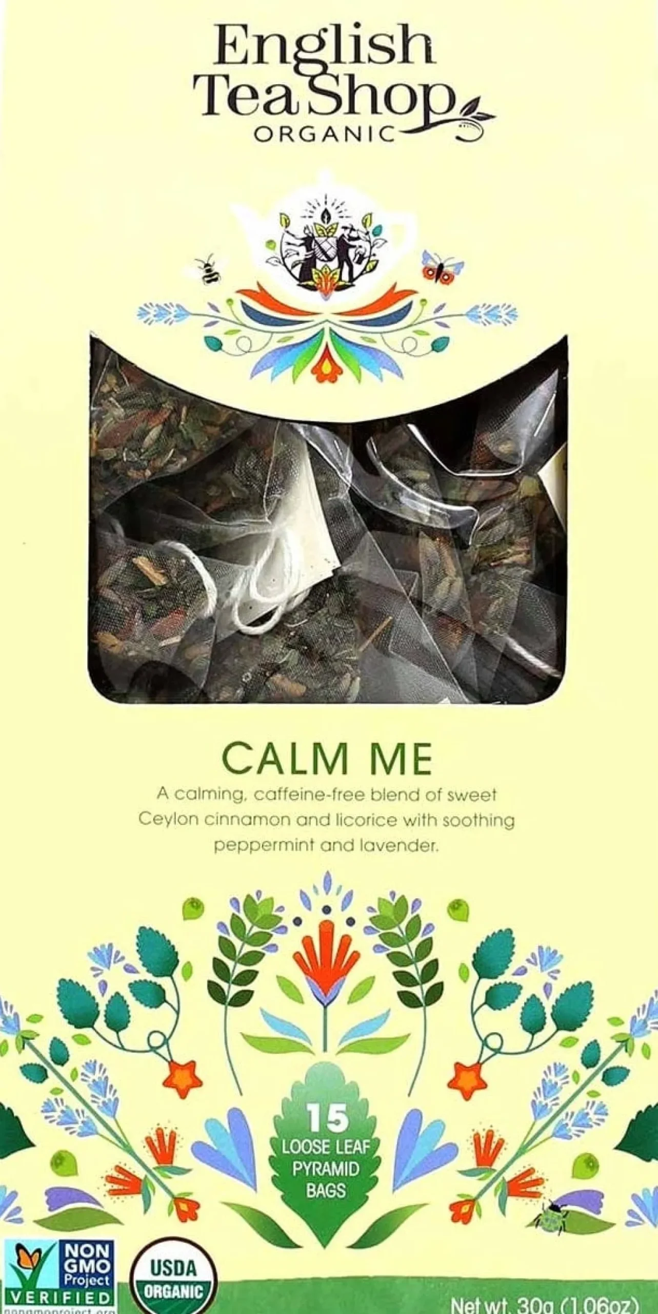 Tisana Wellness Bio - Calm Me, 15 bustine piramidali (30 g)