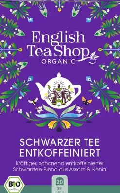 Tè Nero Decaffeinato, Bio, 20 bustine