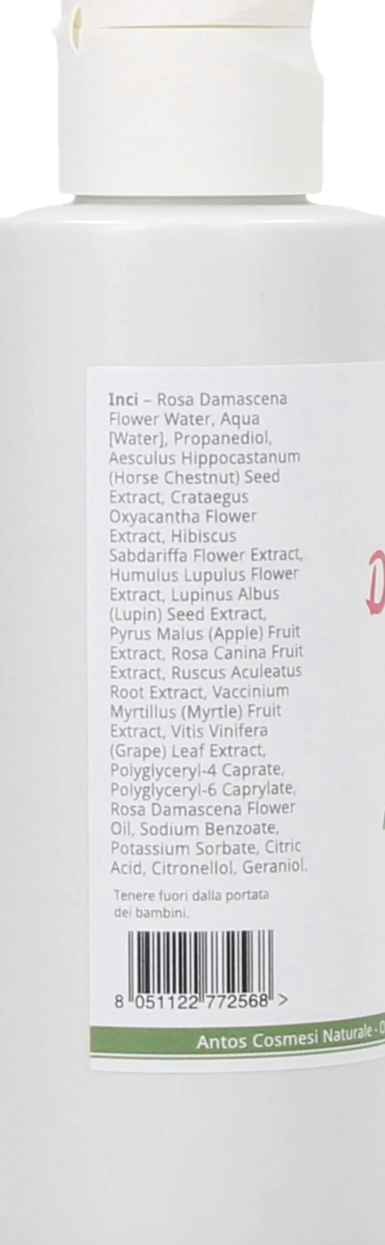 Tonico Viso alla Rosa Damascena, 125 ml