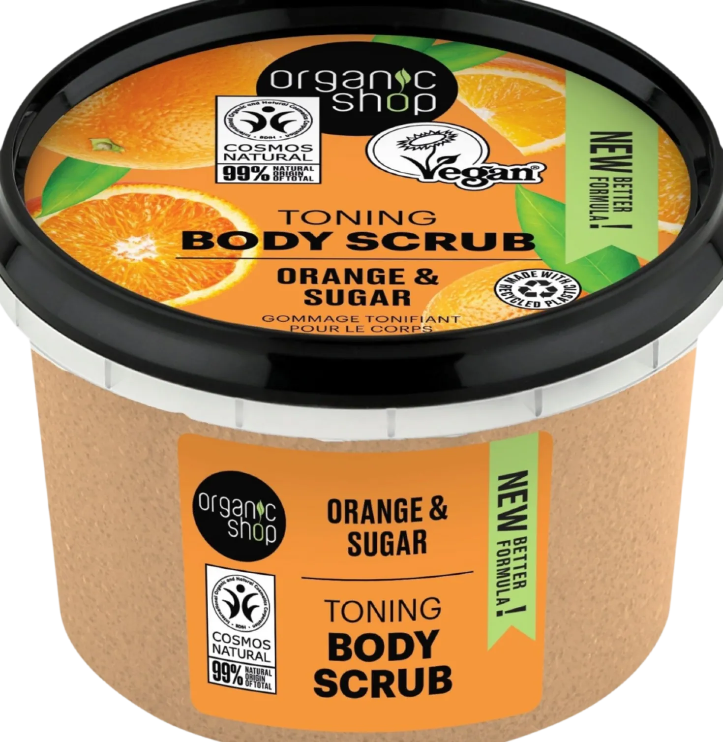 Toning Body Scrub Orange & Sugar, 250 ml