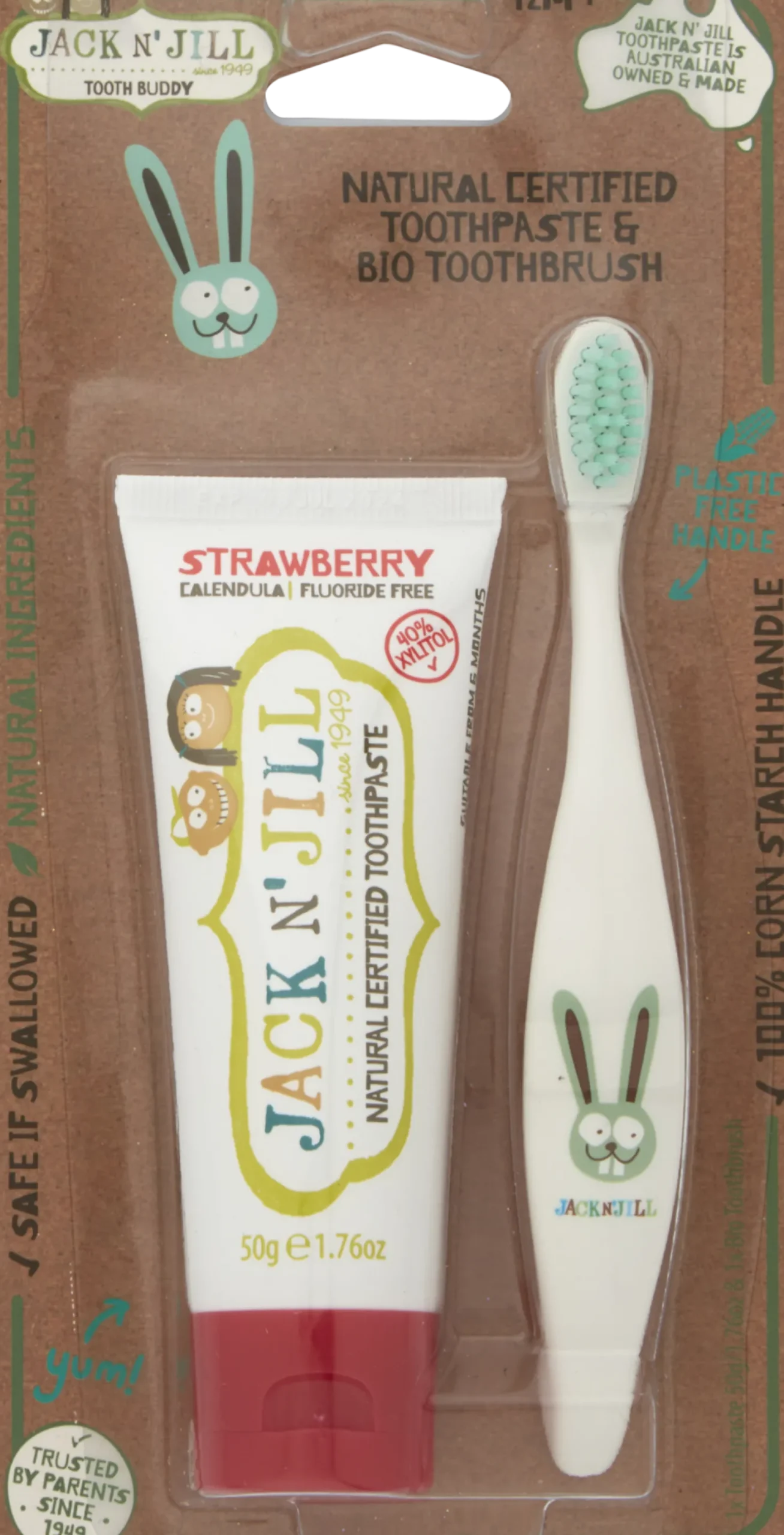 Tooth Buddy Set alla Fragola