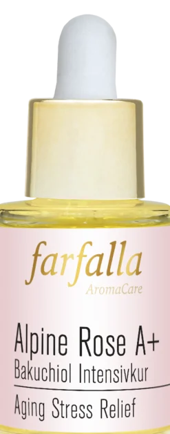 Trattamento Antiage Bakuchiol, Rosa Alpina e Vitamina A+, 15 ml