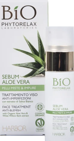 Trattamento Viso Anti-Imperfezioni - Sebum Aloe Vera, 30 ml