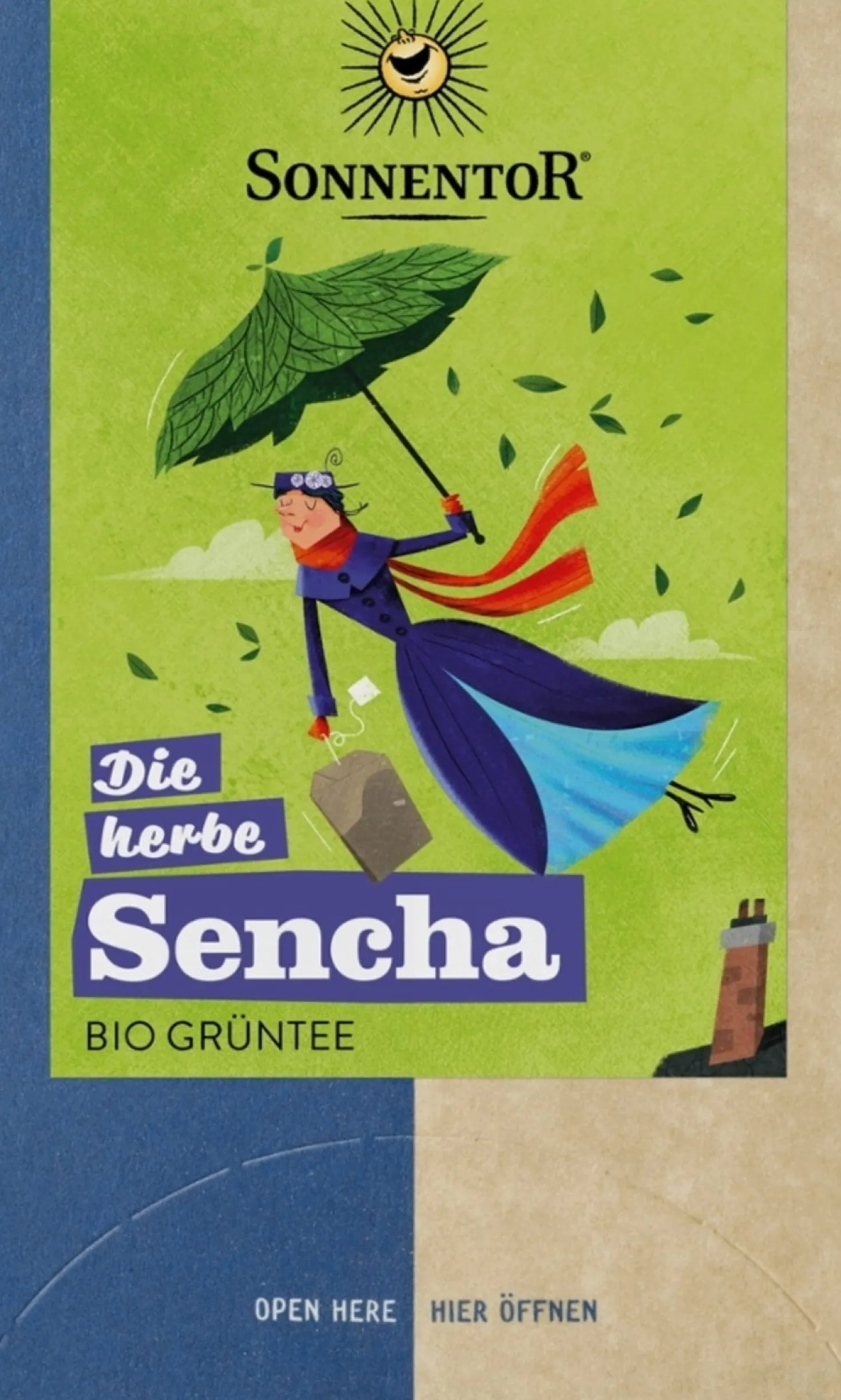 Tè Verde Bio - Sencha - L'Erbaceo, 18 bustine a doppia camera (21,60 g)