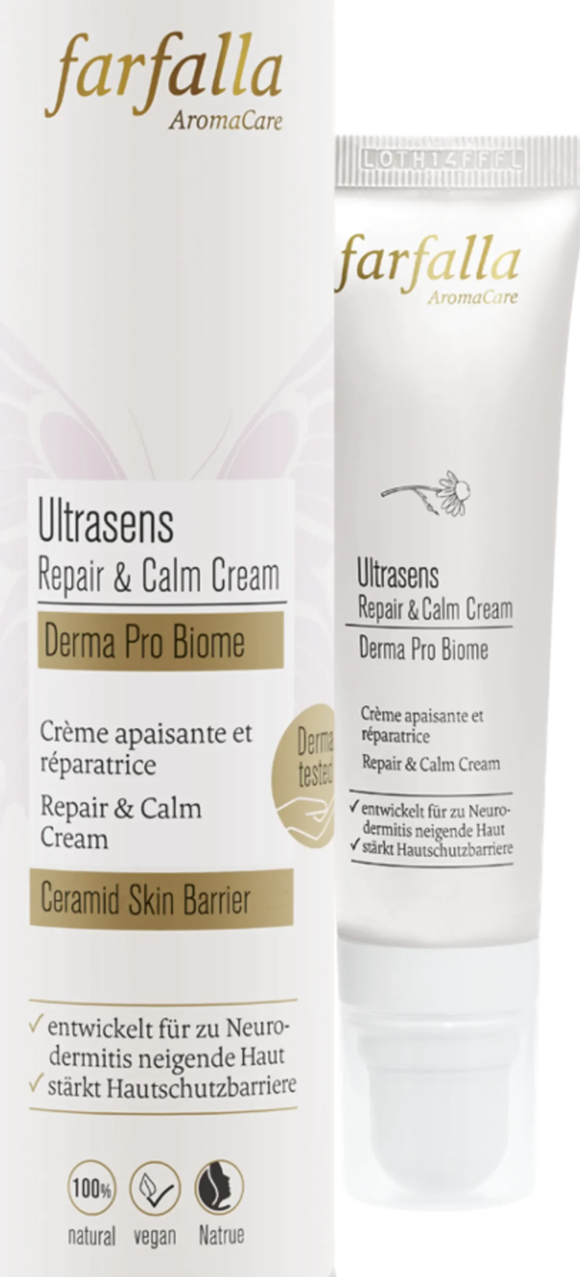 Ultrasens Derma Pro Biome Crema Calmante e Riparatrice, 30 ml