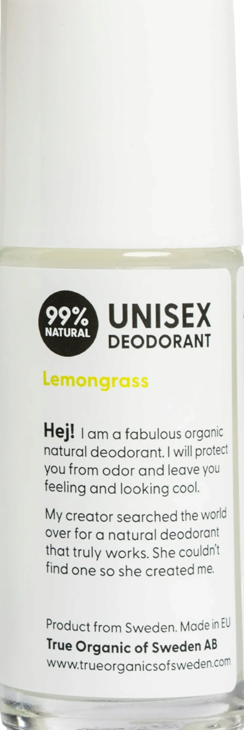 Undercover Agent Natural Deodorant Lemongrass, 50 ml