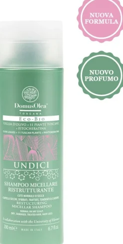UNDICI - Shampoo-Crema Micellare Ristutturante Anti-Età, 200 ml