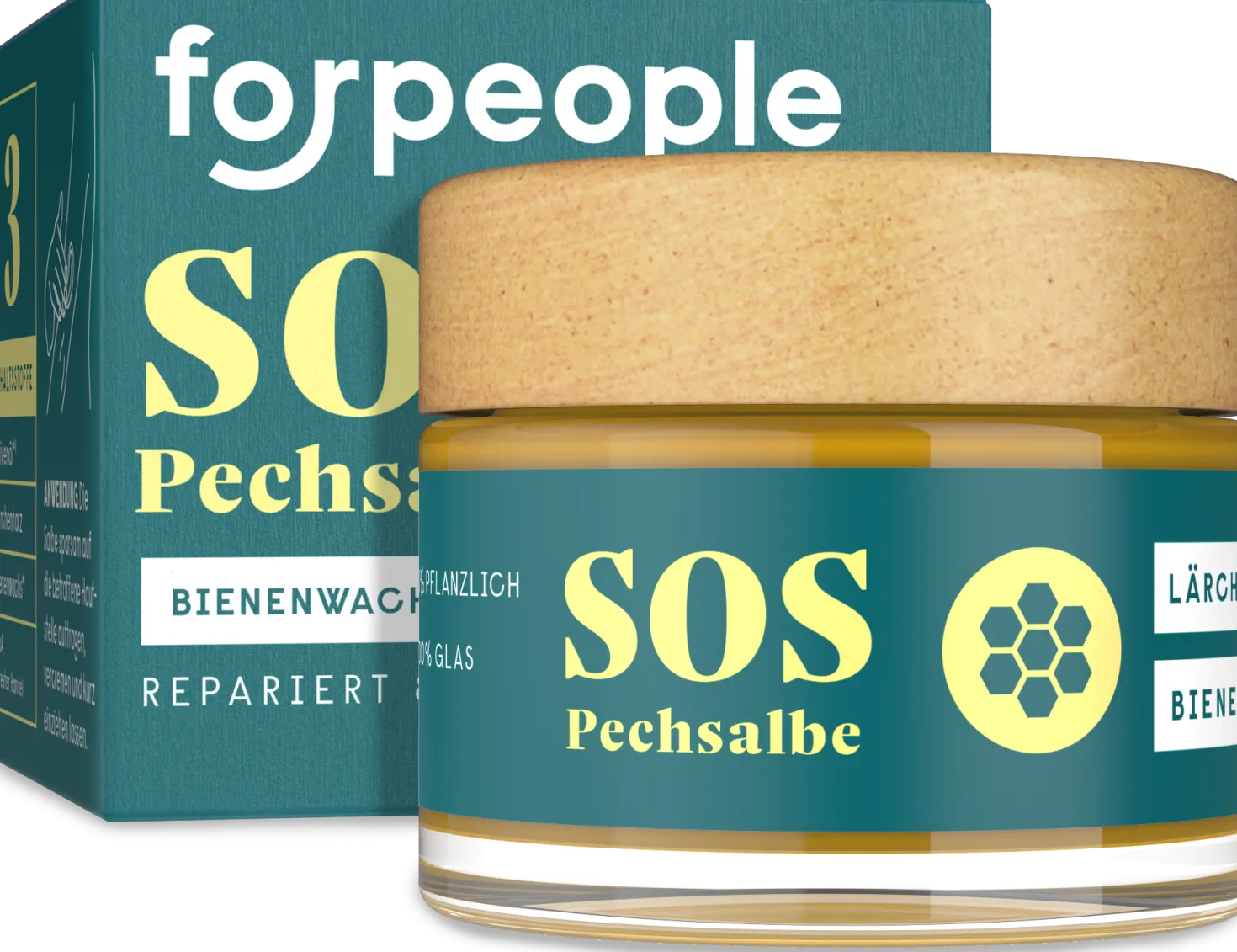 Unguento SOS alla Resina di Larice e Cera d'Api, 50 ml