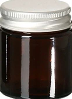 Vasetto in Vetro Marrone, 30 ml