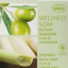 WELLNESS SOAP Saponetta Bagno-Doccia Vegan, Oliva e citronella (200 g)