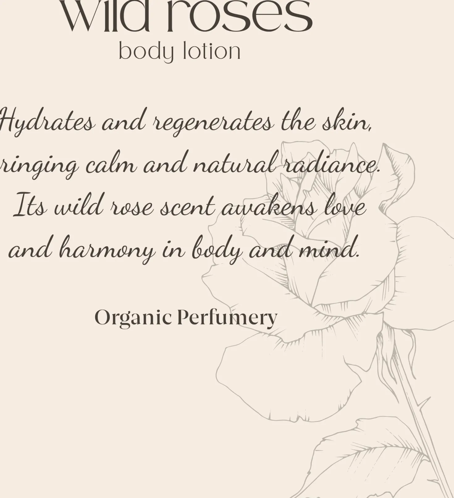 Wild Rose Biorganic Body Lotion, 200 ml