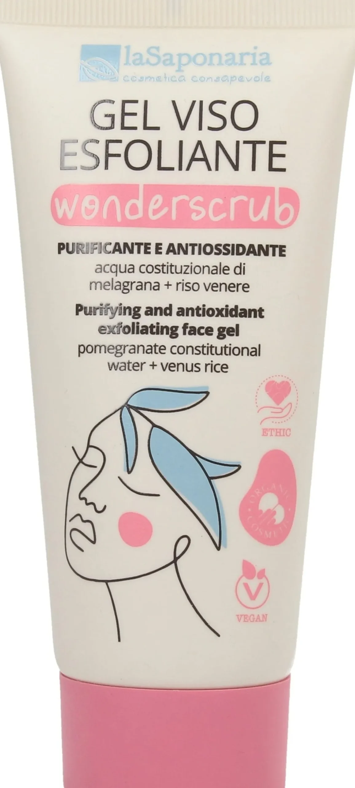 Wonderscrub Gel Esfoliante Viso, 100 ml