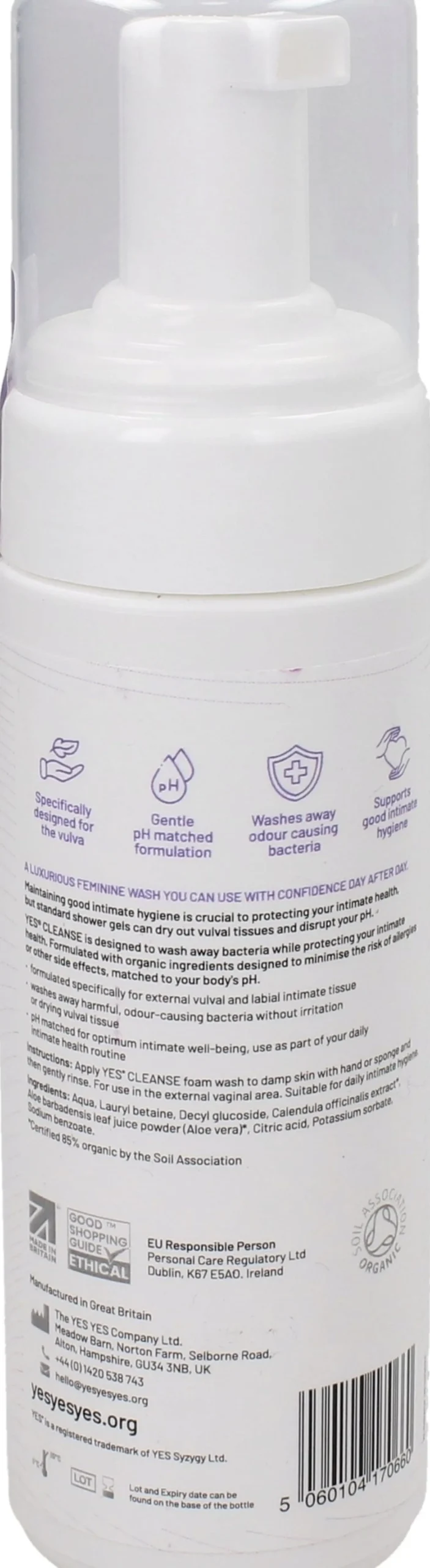Yes Cleanse Unscented, 150 ml