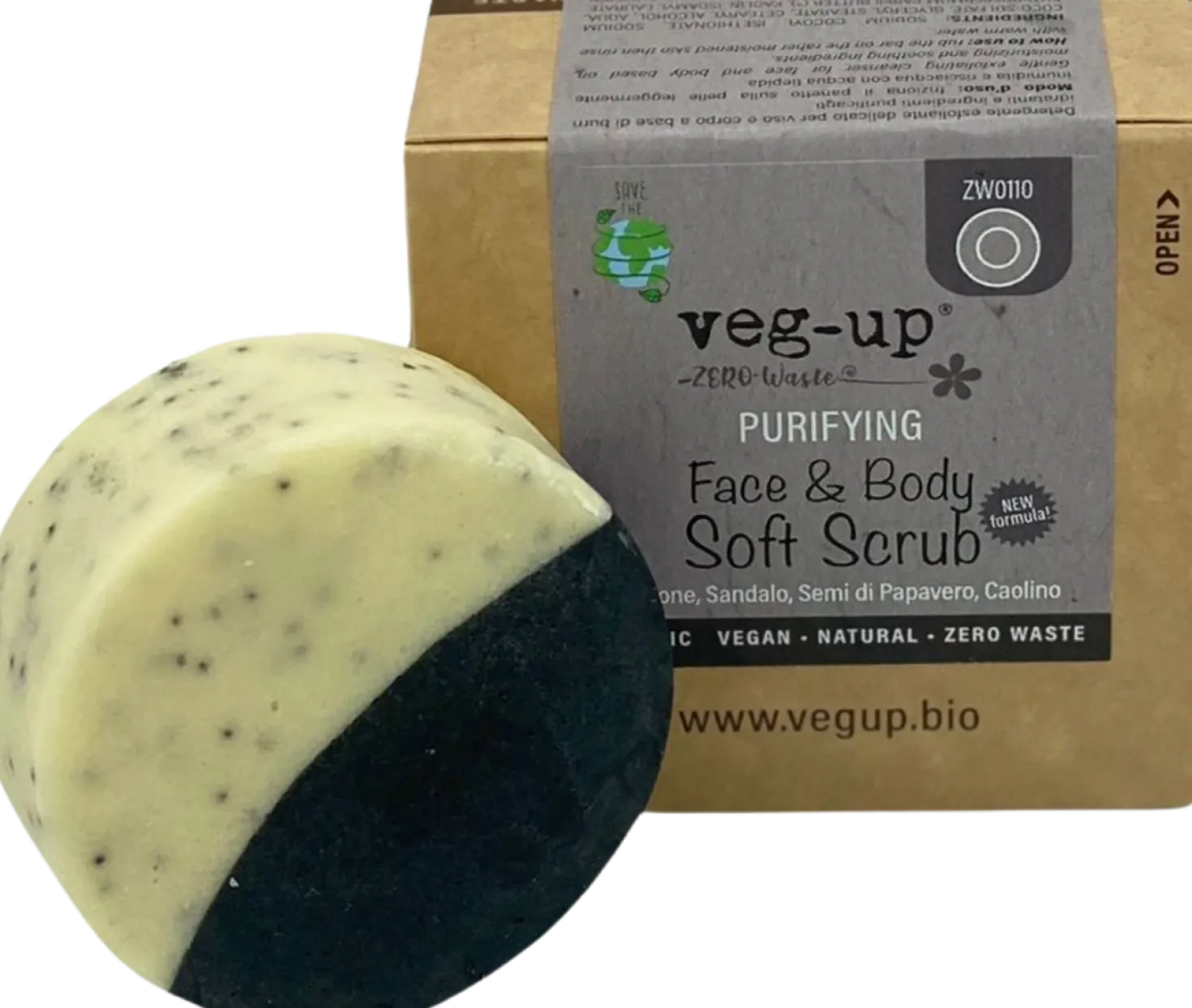 ZERO-Waste Face & Body Scrub Purifying, 65 g