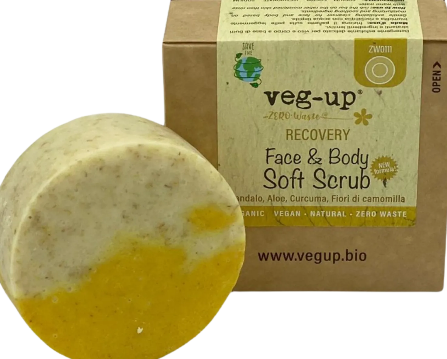 ZERO-Waste Face & Body Scrub Recovery, 80 g