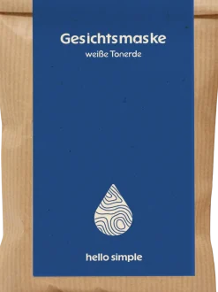 Zero Waste White Clay Face Mask, 100 g